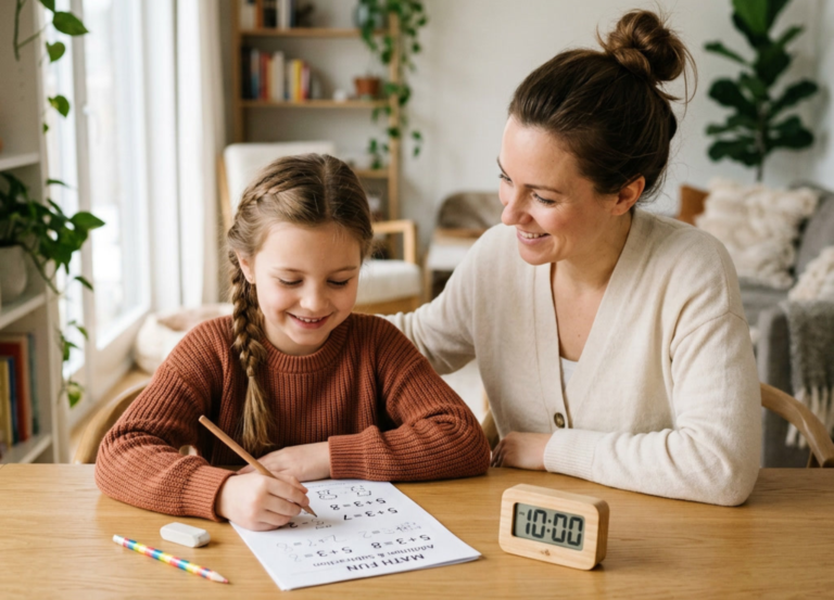 10-minute daily math routine for kids