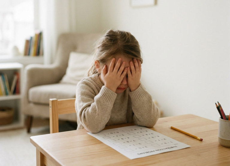 How to help a child who hates math