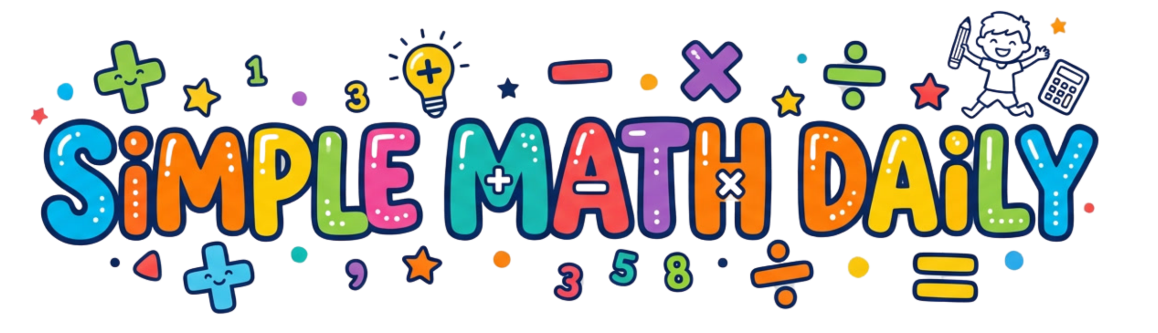 simple math daily logo